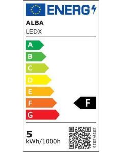 Stolní lampa "LedX", černá, 3-5,5W, LED, ALBA