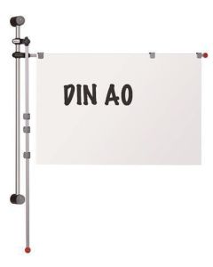 Držák prezentačních litů, nástěnný, otočný, MAUL 62530