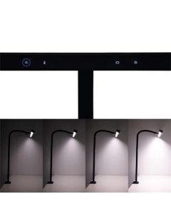 Stolní lampa "Gate", černá, pro monitory, LED, stmívatelná, MAUL 8189890