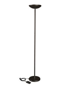 Stojací lampa "Sky", černá, halogenová, nastavitelná, kancelářská, MAUL