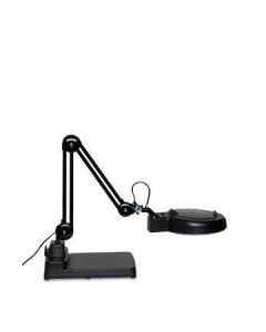 Stolní lampa "Viso", černá, LED, zvětšovací sklo, MAUL