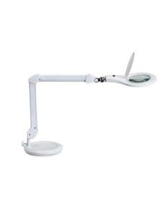 Stolní lampa "Makro", bílá, LED, zvětšovací sklo, držák, MAUL 8263602