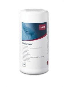 Čistící útěrky, vlhké, 100ks, NOBO "Noboclene"