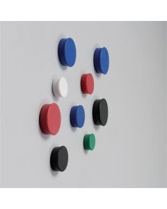 Magnety, černá, 20mm, 8 ks, NOBO