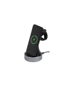 Nabíjecí stanice "WCS-01", 2 v 1, nabíjení MFi (Apple) nebo Qi, VERBATIM 49555
