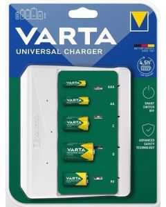 Nabíječka baterií "Universal", AA/AAA/C/D/9V, bez baterií, VARTA 57658101401