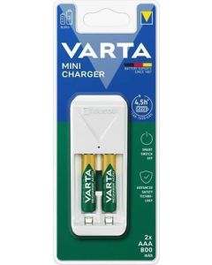 Nabíječka baterií "Mini", AA/AAA, 2 x 800 mAh AAA, VARTA