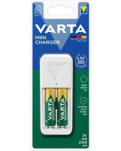 Nabíječka baterií "Mini", AA/AAA, 2 x 2100 mAh AA, VARTA