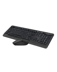 A4Tech FG1012 Sada klávesnice bezdrátová CZ, černá s bezdrátovou optickou myší, AA, klasická, 2.4 [Ghz]