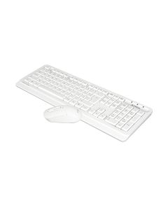 A4Tech FG1012 Sada klávesnice bezdrátová CZ, bílá s bezdrátovou optickou myší, AA, klasická, 2.4 [Ghz]