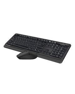 A4Tech FG1012S Sada klávesnice CZ, černá s bezdrátovou optickou myší, 2.4 [Ghz]