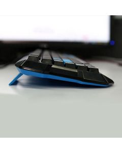 E-blue Polygon klávesnice drátová (USB) US, černá, DOPRODEJ
