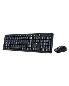 Genius Smart KM-8200 sada klávesnice bezdrátová US, černá s bezdrátovou optickou myší, 1x AA, 1x AAA, klasická, programovatelné kl