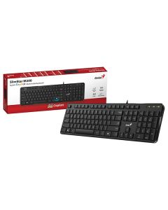 Genius Slimstar M200 Copilot klávesnice drátová (USB) CZ/SK, černá