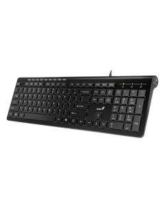 Genius Slimstar 230 klávesnice drátová (USB) US, černá