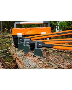 NEO TOOLS sekera 27-032, celková hmotnost 1200g, hmotnost hlavy 850g, délka sekery 59.7cm