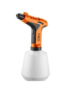 NEO TOOLS akumulátorový rozprašovač nádobka o objemu 1L, micro USB nabíjení, oranžovo-černý, 15-715