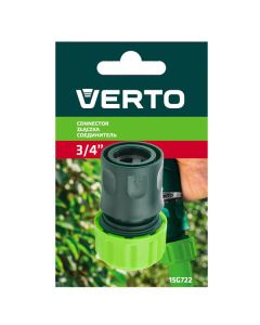 Verto rychlospojka materiál plast, 3/4", zelená, 15G722