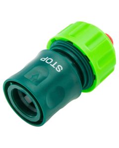 Verto rychlospojka s funkcí STOP materiál plast, 3/4", zelená, 15G723