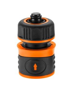 NEO TOOLS rychlospojka s funkcí STOP materiál plast, 1/2", oranžovo-černá, 15-721