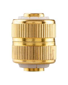 NEO TOOLS spojka pro pevné spojení hadic materiál mosaz, 1/2", zlatá, 15-736