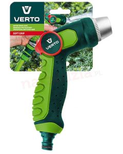 Verto pistolový rozprašovač plynulá regulace vody palcem, 1/2", zelený, 15G709