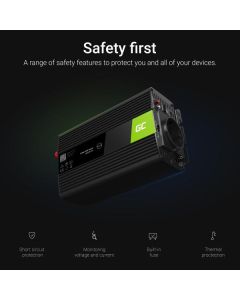 Měnič Green Cell® 24V na 230V modifikovaná sinusoida 1500W