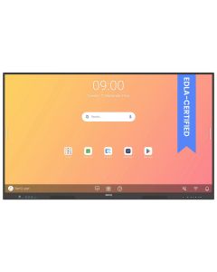 BENQ dotykový panel 65" RE6504A/ UHD 4K/8GB I 64GB /provoz 18/7/ HDMI/DP/ USB-C/LAN/ Android 13/40 dotykových bodů