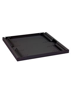 Triton 19" polička perforovaná 1U/350mm, max. nosnost 50kg, integrované podpěry, černá