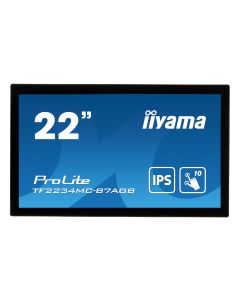 22" iiyama TF2234MC-B7AGB: IPS, FullHD, capacitive, 10P, 350cd/m2, VGA, HDMI, DP, IP65, černý