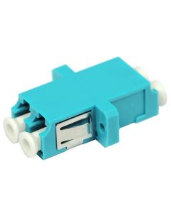 XtendLan LC-LC duplex adapter MM, OM3, azurová, do optických rozvaděčů