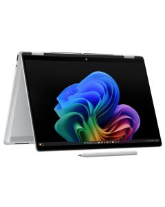 HP OmniBook X Flip AI 14-fm0003nc/ Core Ultra 7-258V/ 32GB DDR5/ 1TB SSD/ Intel Arc/ 14"3K,OLED,touch/ W11H/ stříbrný