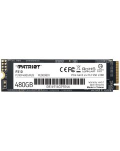 PATRIOT P310 480GB SSD / Interní / M.2 PCIe Gen3 x4 NVMe 1.3 / 2280