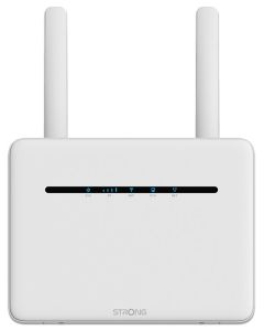 STRONG 4G+ LTE router 1200/ Wi-Fi standard 802.11a/b/g/n/ac/ 1200 Mbit/s/ 2,4GHz a 5GHz/ 4x LAN/ 1x SIM/ bílý