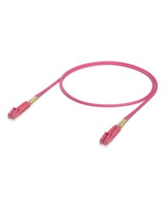 Ubiquiti OM4 Duplex LC UPC Fiber Patch Cable 1m - Multi-mode patch kabel, duplex LC, délka 1m