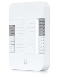 Ubiquiti UniFi Access Gate Hub - Hub pro 1 bránu a dveře, 4x PoE Out, 2x výstup Dry, 1x výstup 12V, 1x AUX, 1x PoE++ In