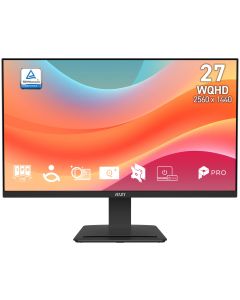 MSI PRO MP273Q E7/ 27"/ 2560x1440/ IPS/ 4ms/ 75Hz/ 250cd/m2/ 1000:1/ HDMI/ DP/ VESA/ černý