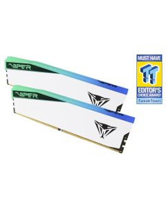 PATRIOT VIPER ELITE 5 WHITE RGB 32GB DDR5 7000MHz / DIMM / CL38 / Kit 2x 16GB