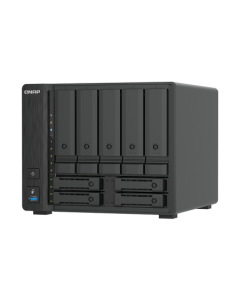 QNAP TS-h966TX-8G (i3 6core, ZFS, 8GB RAM, 5x 3,5" SATA + 4x 2,5" U.2, 2x 2,5GbE, 2x Thunderbolt 4)
