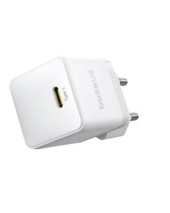 Baseus Rychlonabíječka do sítě Palm 30W USB-C PD QC 3.0 bílá