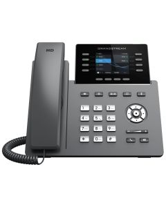 Grandstream GRP2624/ VoIP telefon/ 2,8" barevný display/ 4x SIP/ 2x LAN/ 1x USB/ PoE/ WiFi/ BT/ GDMS