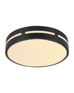 IMMAX NEO LITE PERFECTO SMART stropní svítidlo kruh 40cm, 24W černé TUYA Wi-Fi