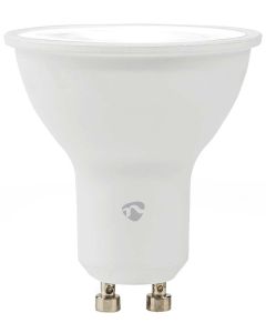 NEDIS chytrá LED žárovka/ Zigbee 3.0/ GU10/ PAR16/ 4,7W/ 230V/ 470lm/ teplá – studená bíla/ 2700–6500K/ RGB/ stmívatelná