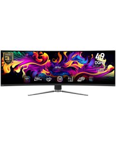 MSI Gaming MPG 491CQP QD-OLED/ 49"/ 5120x1440/ OLED/ 0,03ms/ 144Hz/ 250cd/m2/ 1500000:1/ HDMI/ DP/ USB/ VESA/černý