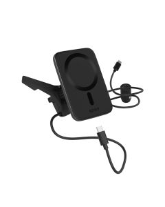 Epico Qi2 Mag+ ultra tenká autonabíječka - černá