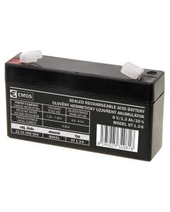 AKUMULÁTOR SLA 6V/1,3Ah FA -4,7mm