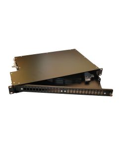 XtendLan 19" optický rozvaděč, 24 portů simplex SC/LC, otočná montáž