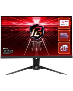 Phantom Gaming by Asrock monitor PG32QF2B  31,5"/VA/2560x1440/165Hz/ 550cd/m2/1ms/DP/2x HDMI/repro/výšk. nast./Wifi ant.