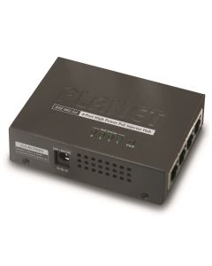 Planet HPOE-460 PoE injektor, 4x 1Gbps PoE 802.3at 30/120 W