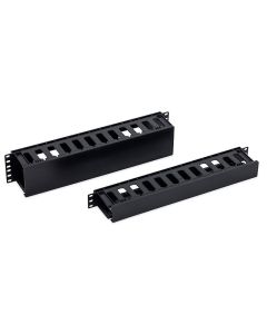 Triton 19' vyvazovací panel 2U plastový, RAL9005 (P-016PL-2U)